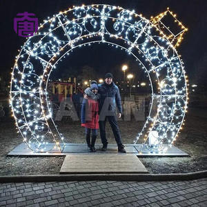 Arco de luz LED 3D personalizado para decoración navideña y festiva durante todo el año, impermeable IP65 - Product Image 5