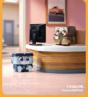 2026 Original POPMART Pop Mart Zootopia POP CUBE-1 Boîte Mystère Faite à la Main Moment Exceptionnel Cadeau Tendance