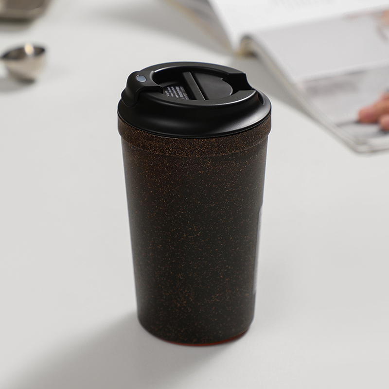 Coffee grounds brown