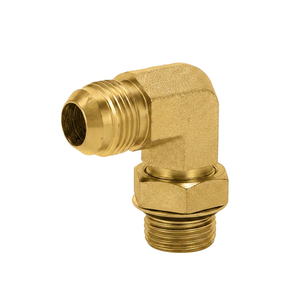 Conexiones de Tubería de Alta Calidad de 12 mm, Forjadas y Recubiertas de Latón, con Anillo Tórico BSP Macho, Codo de 90 Grados Ajustable, Resistentes a la Corrosión y a Baja Presión - Product Image 1