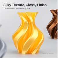 Filamen ELEGOO SILK PLA, Warna-Warna Tersedia, Keandalan Tinggi, untuk Kebanyakan Printer 3D FDM, Dimensi Akurat & Konsisten