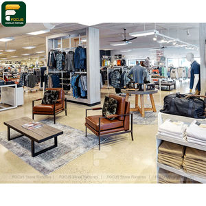 Exhibidor de Ropa Contemporáneo para Tienda, Mostrador de Ropa, Mueble de Exhibición de Vidrio para Prendas, Muebles para Minoristas - Product Image 6