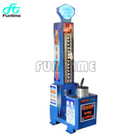 Vente chaude pièce de monnaie lancer opération poinçon machine de test de puissance boxe roi marteau machine de test de puissance machine de jeu de boxe de puissance