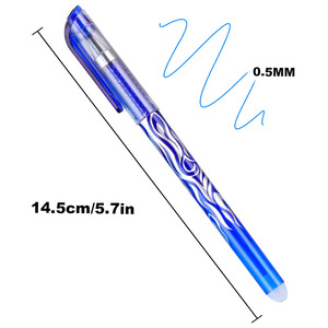 Stylo effaçable à l'eau en gel plastique écologique, sérigraphié, fabriqué en Chine pour le commerce transfrontalier, coloré, thème <span class=keywords><strong>moto</strong></span> et musique - Product Image 3