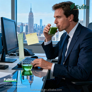 Maßgeschneidertes Nahrungsergänzungsmittel Grüne Mischung Instant-Pulver <span class=keywords><strong>Super</strong></span> Präbiotisches Grün Energie-Booster 100% Natürliche Kräuter für - Product Image 5