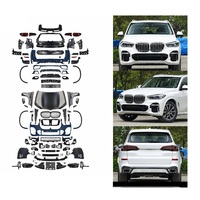 Kit de carrosserie avant et arrière de style sport MT pour BMW X5 E70 2008-2013, mise à niveau 2022+ G05, avec capot, pour conversion de voiture 08-13 X5 E70