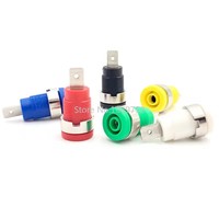 Connecteur de borne de montage sur panneau de 4 mm, prise jack femelle banane pour fiche banane mâle de 4 mm