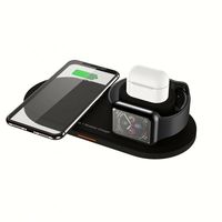 Meilleure Vente Chargeur Sans Fil 3-en-1 15W pour iPhone Téléphone Portable Blanc OEM TYPE-C Support de Charge Pliable 15W