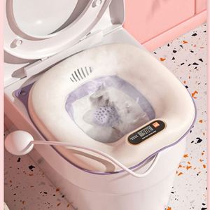 Asiento de Vapor Eléctrico USSE para Baño de Asiento, Alivia las Hemorroides, Cuidado Posparto, Asiento de Inodoro Plegable para Embarazo y Posparto - Product Image 3