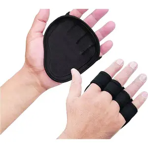 Hand Palm Protector Gym Fitness Gloves Half Finger Lifting Palm Dumbbell Grips Pads Weightlifting Training Glove Gym Accessories