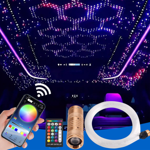 DT-1 Ambient <b>Light</b> Car Interior Starry Sky Roof Remote Control RGB <b>LED</b> <b>Star</b> <b>Light</b> Plastic Fiber Optic - Product Image 6