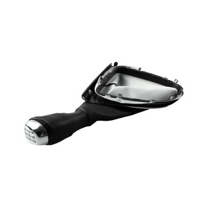 Renault Car Gear <b>Knob</b> Leather Electroplated Silver 5 6 Speed <b>Shift</b> <b>Knob</b> With Boot Ergonomic Design - Product Image 4