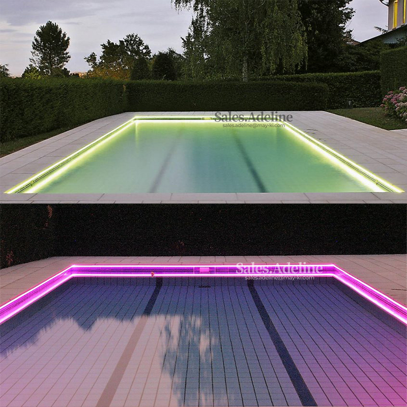 Fiber Optic Pool Lighting Color Changing Pool Lights Super Bright Mitsubishi Side Glow Fiber Cable for Pool Light