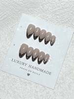 Faux ongles en acrylique à presser, design personnalisé, couverture complète pour application sur les doigts, vente en gros