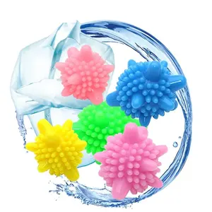 Yeniden kullanılabilir Anti sarma Lint saç Catcher katı yıkama topu çamaşır fırçalama topları çamaşır makinesi