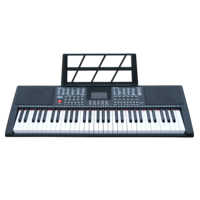 BD MUSIC BD-662DB 61 Lighted Keys MIDI Electronic Keyboard Digital Piano Musical Instruments Electric Organ for School