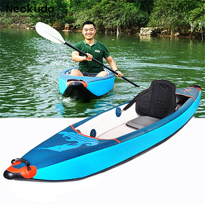 <span class=keywords><strong>Kayak</strong></span> gonflable à pédale en PVC pour la pêche, 3,4 m, Chine Pro Marine Voile De <span class=keywords><strong>Mer</strong></span> Pesc, bateau à rames, siège sur le dessus, simple - Product Image 6