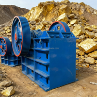 Concasseur à mâchoires primaire pour minerai d'or, moteur diesel 500X750 600X900 750X1060 pour l'exploitation minière, la carrière, les agrégats, le calcaire, le verre, le charbon