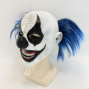 Máscara <span class=keywords><strong>de</strong></span> <span class=keywords><strong>payaso</strong></span> aterrador <span class=keywords><strong>de</strong></span> Halloween <span class=keywords><strong>de</strong></span> fábrica ISO 9001 con peluca, <span class=keywords><strong>cara</strong></span> completa <span class=keywords><strong>de</strong></span> silicona realista, máscaras <span class=keywords><strong>de</strong></span> Halloween <span class=keywords><strong>de</strong></span> terror <span class=keywords><strong>de</strong></span> <span class=keywords><strong>payaso</strong></span> <span class=keywords><strong>asesino</strong></span> - Product Image 5