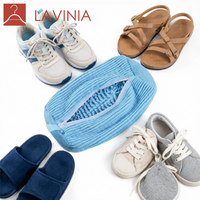 Bolsa de Lavandería de Malla para Zapatos, Portátil, Resistente a Desgarros, para Lavadora, Almacenamiento en el Baño, 2025