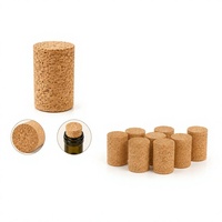 Bouchons de liège en vrac pour vin, bouchons de liège naturels réutilisables pour la vinification, vente en gros