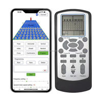 Micro-ordinateur Smart Tennis Pickleball Machine de balle d'entraînement Double contrôle Lanceur de lancer automatique Télécommande APP gratuite
