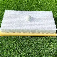 Tapis d'entraînement de golf Shuran, simulateur de sable en nylon, hauteur réglable, pour frappe et chipping, entraînement en intérieur, OEM