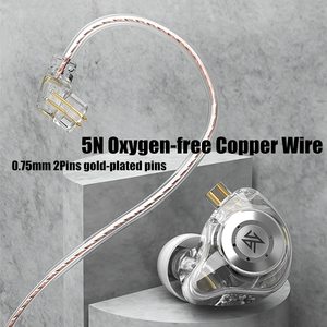 Auriculares con cable <span class=keywords><strong>KZ</strong></span> EDX PRO, controlador dinámico de 16 mm, bajos de alta fidelidad, monitor intrauditivo, cable desmontable, auriculares para juegos de 3,5 mm con micrófono - Product Image 4