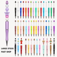 Promosi Kreatif Tambahkan Pulpen Berhias Manik-manik Pulpen Sekolah DIY Pulpen Plastik Berhias Manik-manik Pulpen Promosi DIY Pulpen Berhias Manik-manik