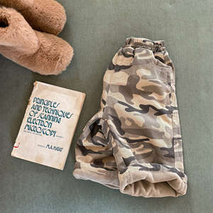 Giacche <span class=keywords><strong>invernali</strong></span> da bambino e da bambino con spessore di velluto per bambini imbottite di cotone per <span class=keywords><strong>pantaloni</strong></span> e <span class=keywords><strong>pantaloni</strong></span> da ragazza autunno/inverno - Product Image 1