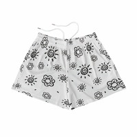Pantalones Cortos de Malla con Estampado de Arte y Logotipo Personalizado para Hombre, Venta Caliente 2025, Pantalones Cortos de Malla Personalizados para Jóvenes