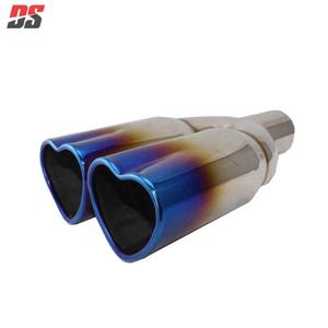 Desain Fashion Exhaust Tailpipes Bentuk Hati Knalpot Tips - Product Image 3