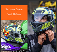 Casque intégral modulaire homologué HSM DOT, double visière, casque de moto rabattable, autres accessoires de moto
