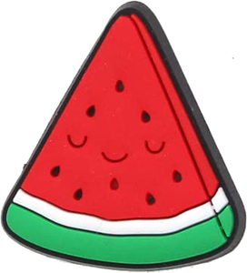 인기 판매 과일 테마 신발 장식 핀, 맞춤형 수박 PVC 고무 슈참, 크록스 신발용 - Product Image 5