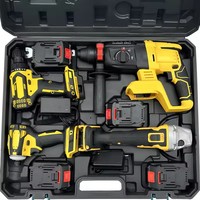 HIERKIN Perceuse sans fil sans balais 18V 24V de haute qualité, ensemble d'outils électriques, kit de tournevis multi-outils avec batteries OEM personnalisables