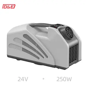 Ar condicionado portátil, mini dc24v ac 100-240v elétrico de resfriamento rápido para carro caminhão rv barraca de camper comercial