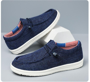 Zapatos Casuales para Hombre 2025, Ligeros, con Suela Suave, Parte Superior de Lona de Alta Calidad, Cómodos para Caminar en Invierno, Talla Grande - Product Image 3