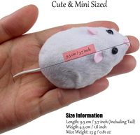 Souris télécommandée infrarouge 4 canaux en peluche avec contrôleur en forme de fromage, jouet RC miniature pour enfants