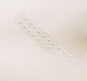 Semillas de acupuntura para terapia Auricular, Kit de semillas de oreja de acero inoxidable plateado con cinta transparente para acupuntura - Product Image 3