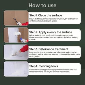 Revêtement imperméable en polyurée bicomposant écologique de haute qualité, haute résistance, durable, résistant aux hautes températures pour entrepôts et parcs - Product Image 6