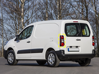 9677205580 9677205480 Feux arrière de voiture à lentille rouge et transparente Gauche Droite Feux stop pour Citroën Berlingo 2 portes 2012-2018