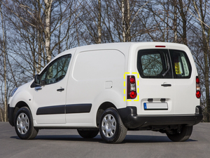 9677205580 9677205480 Fanali Posteriori Auto con Lente Rossa e Trasparente, Luci Freno Rosse Sinistra e Destra per Citroen <span class=keywords><strong>Berlingo</strong></span> 2 Porte 2012-2018 - Product Image 6