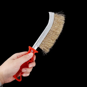 Spazzola in Filo d'Acciaio a Forma di Coltello con Manico Lungo in Plastica, Pulitore per Rimozione Ruggine su Superfici Metalliche - Product Image 6
