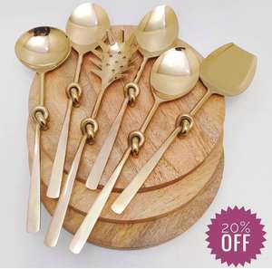 Ensemble de couverts de luxe en acier inoxydable durable de haute qualité, finition dorée, polissage miroir, design tendance, fait à la main - Product Image 2