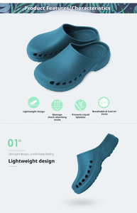 Scarpe Ospedaliere Impermeabili H&U in EVA per Medici, Dentisti, Infermieri, Personalizzazione Logo Accettata - Product Image 6
