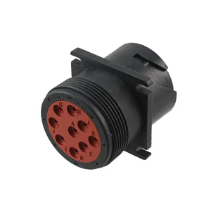 SAE J1939 Typ1 zu Typ2 Adapter Stecker auf Buchse 9-polig Schwarz auf Grün LKW-Diagnosekabel für GPS-Tracker - Product Image 5