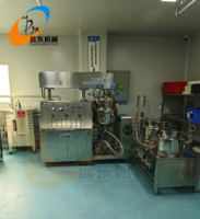 Machine à homogénéiser et à émulsifier sous vide hydraulique YuanDong 10L 20L 50L 100L 150L pour la fabrication de crèmes et de lotions