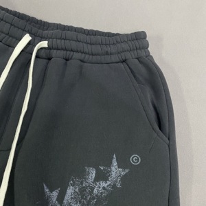 <span class=keywords><strong>Pantalones</strong></span> Deportivos Holgados PT1087, <span class=keywords><strong>Pantalones</strong></span> <span class=keywords><strong>de</strong></span> Algodón con Cordón Ajustable, <span class=keywords><strong>Pantalones</strong></span> Deportivos Holgados con Estampado DTG Personalizado para Hombre - Product Image 3