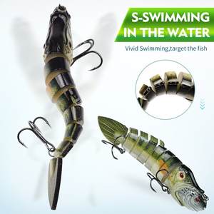 Ensemble <span class=keywords><strong>de</strong></span> leurres <span class=keywords><strong>de</strong></span> pêche multi-articulés SNEDA, leurres <span class=keywords><strong>d</strong></span>'appât artificiel réaliste avec action naturelle, kit <span class=keywords><strong>de</strong></span> leurres pour <span class=keywords><strong>eau</strong></span> salée avec minnow en plastique - Product Image 3