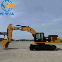 Excavatrice sur chenilles d'occasion CAT 336D2L avec accessoires complets pour l'exportation